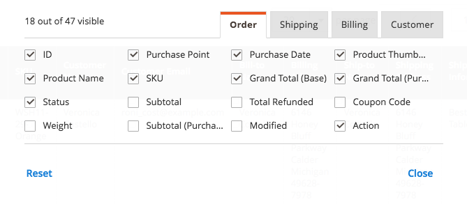 Magento 2 Order Management Sales-Orders Grid